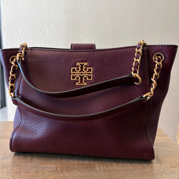 Tory Burch Mini Britten Leather Bag - Picture 3 of 9